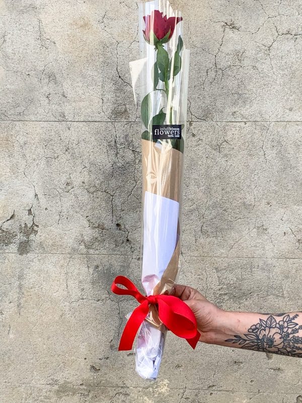 Sweetheart Single Red Rose