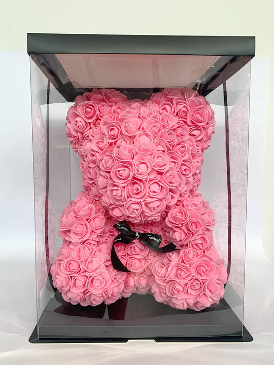 Rose Teddy Bear (Pink)
