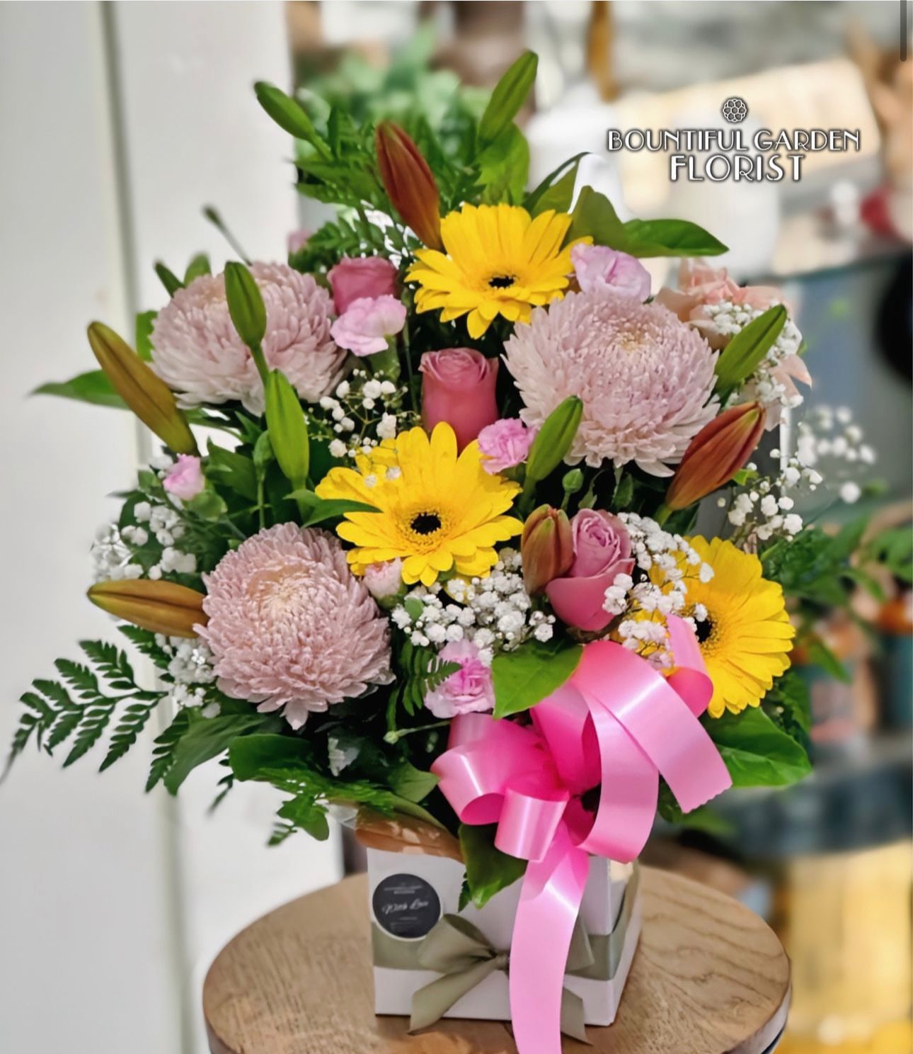 Bright Fusion Boxed Arrangement