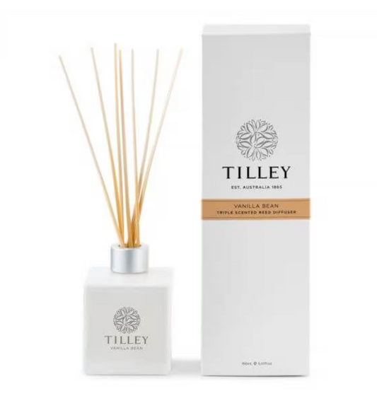 Tilley Triple Scented Reed Diffuser (150 ml) Vanilla Bean